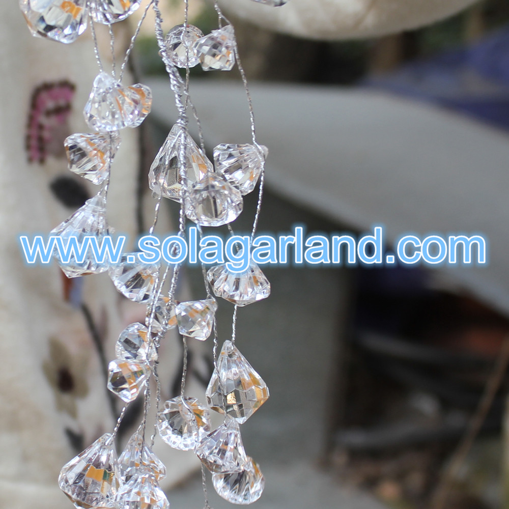 Crystal Beaded Garland Branch