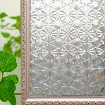 No glue Thickened Magic diamond frosted glass window film, Stained Static Cling foils privacy window sticker For Home Decorative