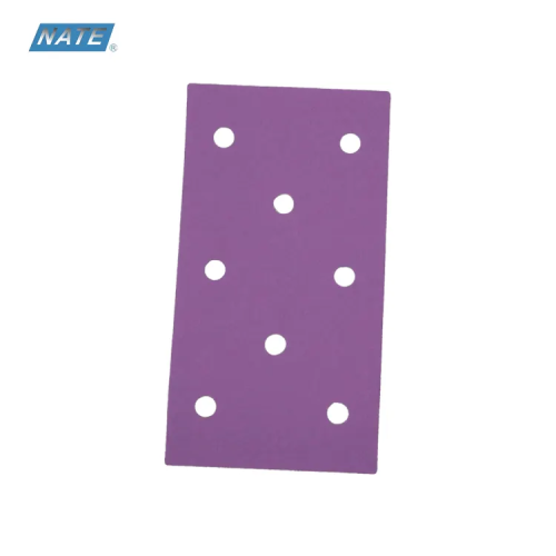 Purple Sanding Disc Aluminum Oxide Sandpaper For Automobile