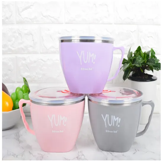 316 Stainless Steel Round  Double Layer Lunch Box