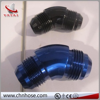 Hot Rod 6AN Male aluminum fitting fuel rail adapter