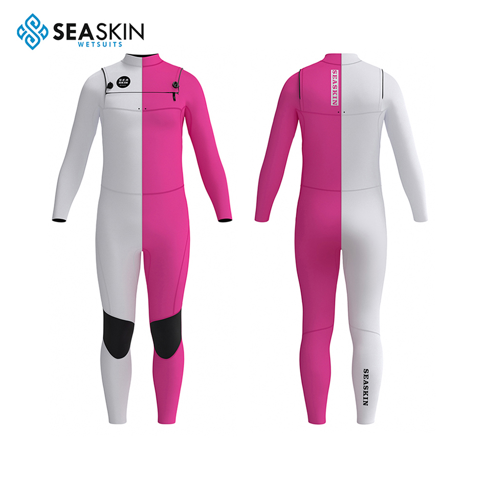 Seaskin -Brust -Reißverschluss atmungsaktives Neopren -Surfen -Neoprenanzug