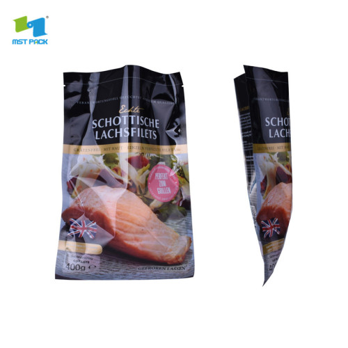 custom squeeze vacuum sealing flat food pouches