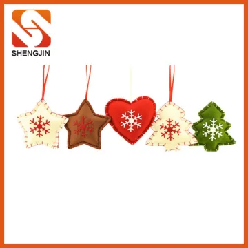 SJ-L6123 Yiwu Felt Christmas ornaments tree hanging decoration