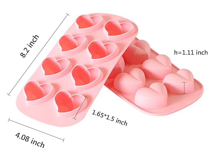 Heart Silicone Ice Cube Trays