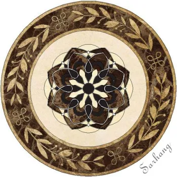 Flower waterjet marble stone tiles design floor pattern medallion