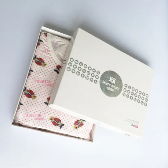 Custom Children Underwear Shirt Packaging Paper Box