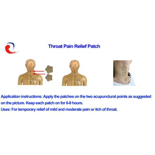 Throat pain relief patch(for itchy throat)