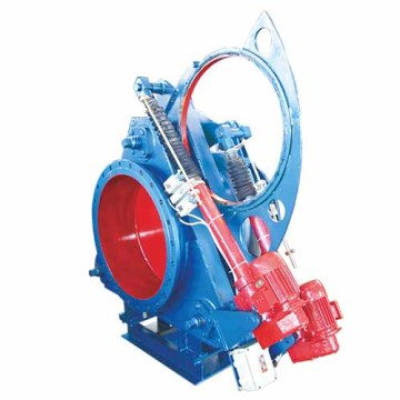 Electric fan blind valve