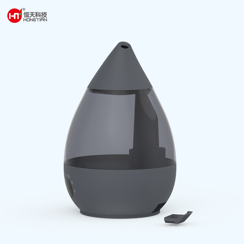 HONETIAN 7 color night light adjustment humidity setting timed shutdown 3.8L custom colors indoor plastics top fill humidifier