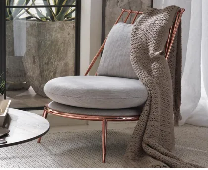 Aurora Lounge Chair Sticks Back