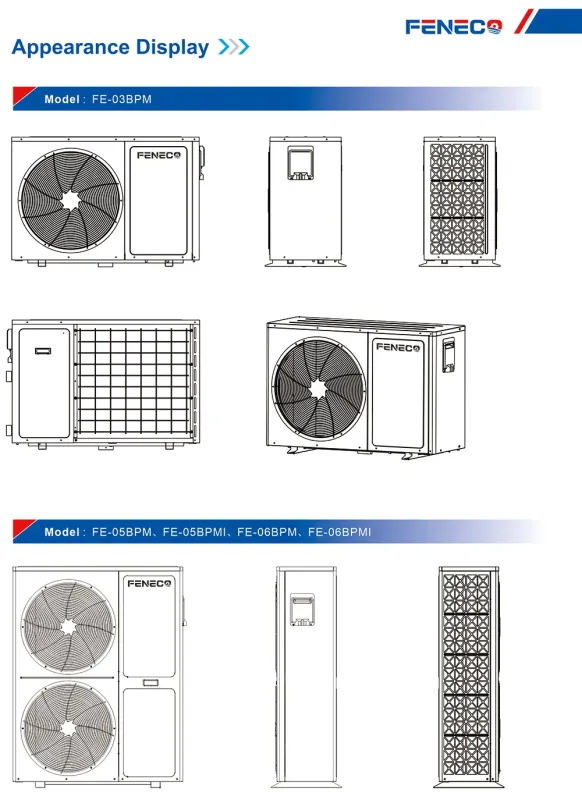 Europe Air Source Heat Pump ERP A+++ R290 8kW to 18kW