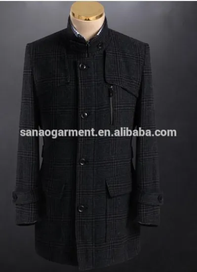 2015 Europe gentleman high-end business casual winter men's cashmere overcoat