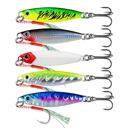 3 Times Luya Lure Silicone Plastic Minnow Jigging Bait 20g