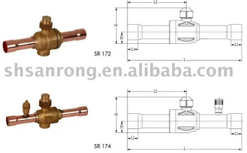 SR Refrigeration Ball Valves