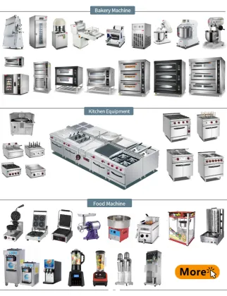 full complete commercial antique bakery equipment list with name diesel gas ELECTRIC price for baking biscuit bread cake machine