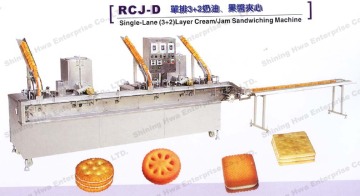 Automatic Biscuit Sandwiching Machine