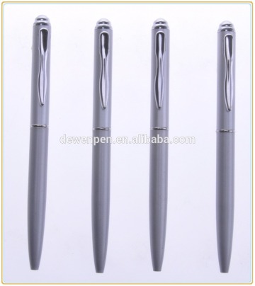 Twist action Metal Pens with silver clip fit notebook