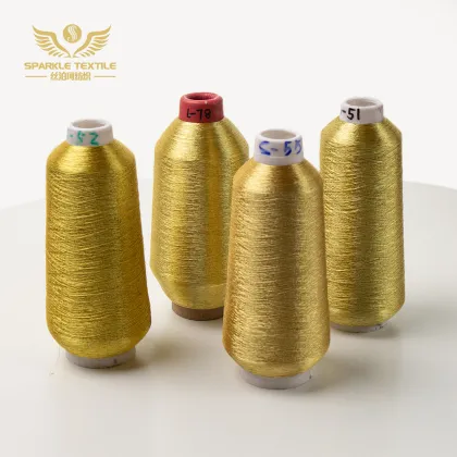 Top-Quality Wholesale ST-Type Dongyang Metallic Thread: Sparkle Zari 150D Polyester Metallic Thread