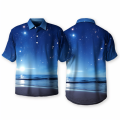 Kort ärm tryckt T -shirt för män Bomullsanpassade t -skjortor Design
