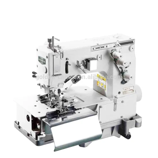 GC2000CP Double Needle Flat-bed Industrial Sewing Machine with Cutter and Puller