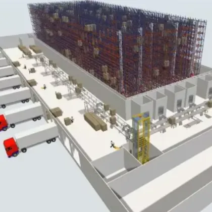 Large Logistics Cold Storage for Vegetable Cold Chain Warehouse