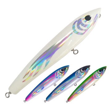 High Quality 120g Pencil Wood Lure for Trolling and Topwater Fishing