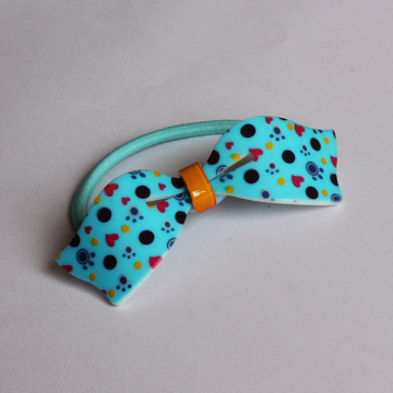 Simple handmade plastic girls butterfly hair bands