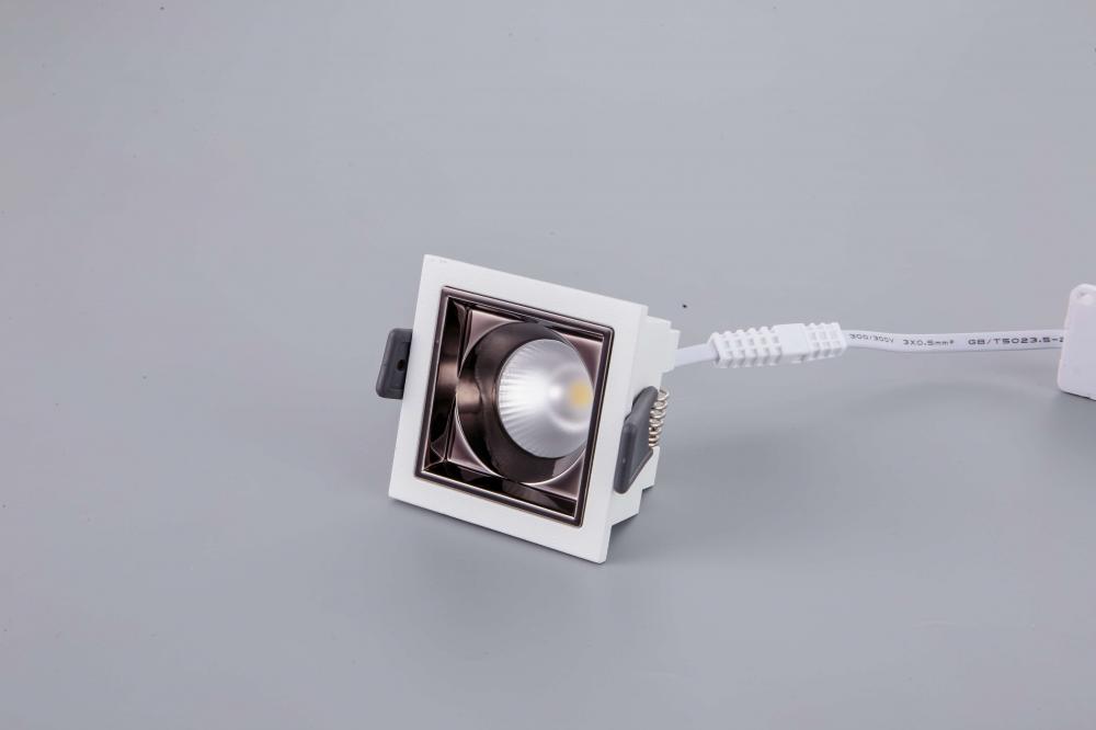 5W 2.4G Remote Control Square Spotlight-Aluminum