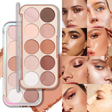 10 Colors Highlighter Contour Palette Makeup Powder