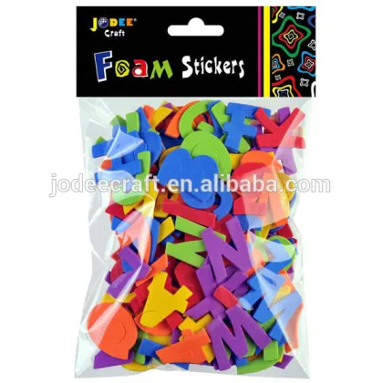 English Letter Foam Sticker