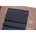 Black Compact Solution-Dyed TR Fabric