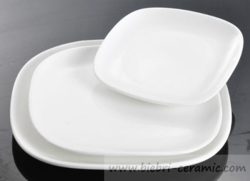 wholesale all size high quality elegant design super white porcelain plates