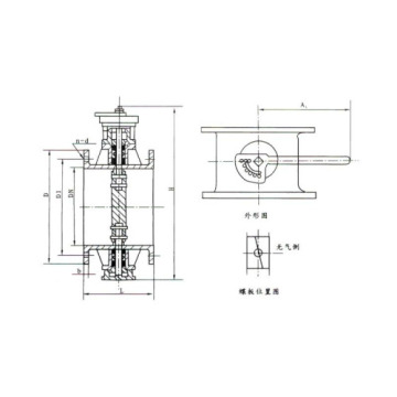 Электрический запасной пластинку пыли газовой бабочки клапан