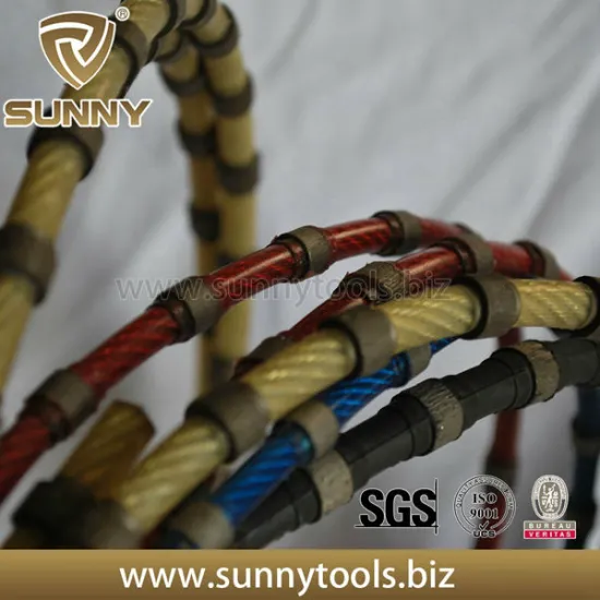 Wire saw for granite and sandstone