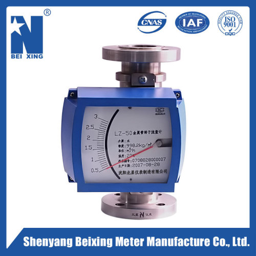 LZ metal tube chemical rotameter , variable area gas flow meter in china