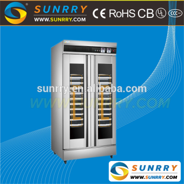 Professional luxury 430 stainless steel manual control panel 26 pans machine bread used stainless steel fermentation cabinet tan