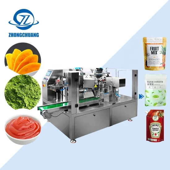 Automatic Rotary Granule Packing Machine for Dried Fruits and Candies