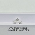 IGI ဓာတ်ခွဲခန်းစိန်ကို 13.14ct f vvs2