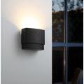 Lámpara LED al aire libre de pared IP55 impermeable 12W Aluminio