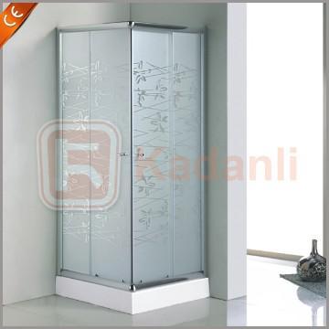 Tempered glass shower enclosures