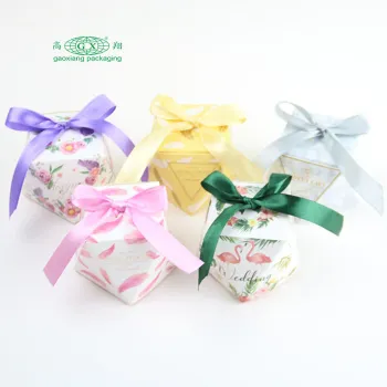 Personalized Mystery Box Gift Packaging - Wedding Favors & Cake Boxes in Various Colors