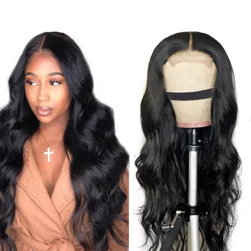 Body Wave Unprocessed Raw Indian Virgin Cuticle Aligned Human Hair HD Lace Front Wig Wholesale Full Lace Frontal Closure Wig