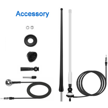 Antena lampu tiang pelindung mobil