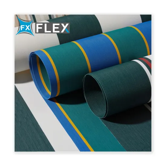PVC Stripe Tarpaulin FLFX 1000D Fabric Material