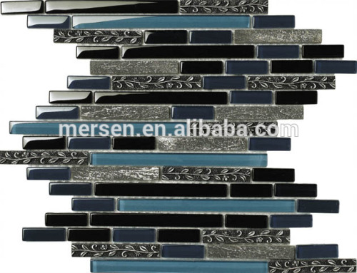 hotel mosaic glass tile decoration material