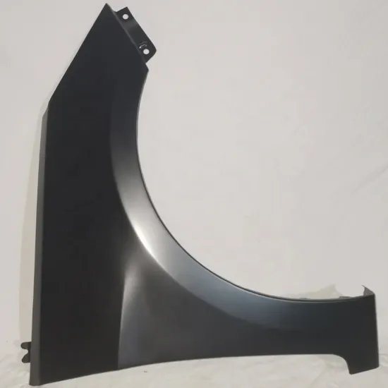 Front Primed Steel Fender Liner Quarter Flares Mudguard Set for Hyundai Verna/Accent (2012-2016) - Blue
