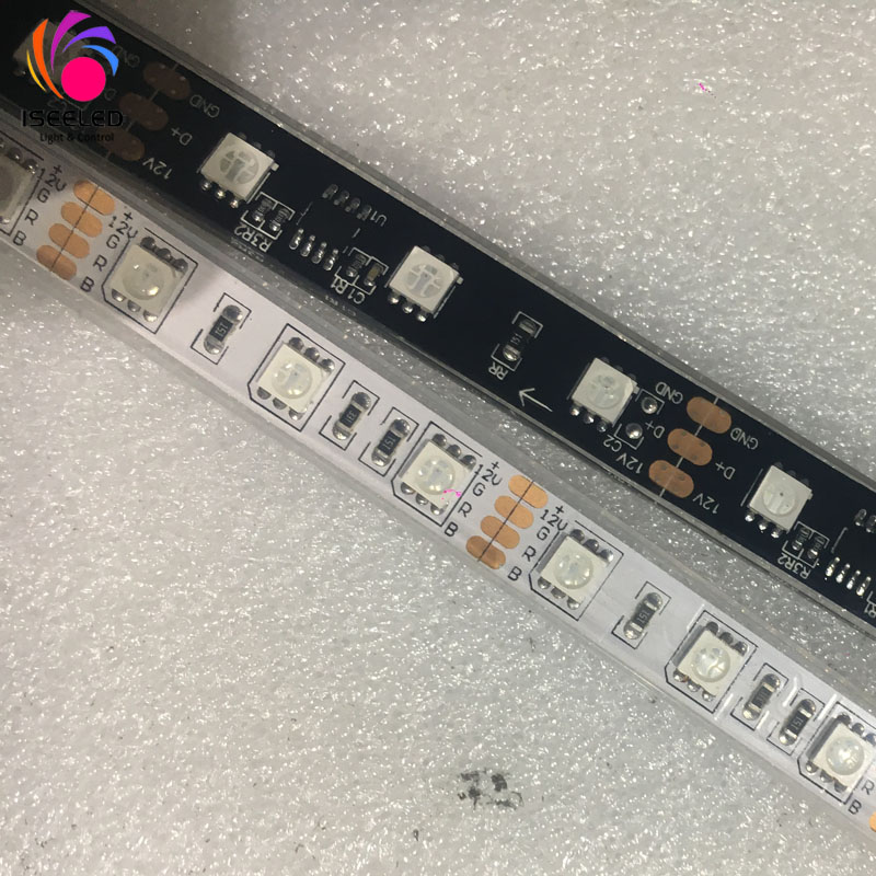 DMX512 adresējama LED RGB virvju gaisma
