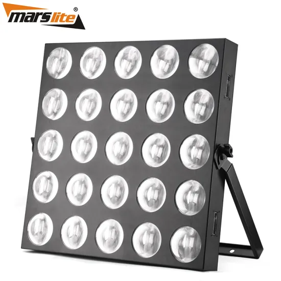 High Brightness DMX-Controlled 25x10W RGB LED Panel Matrix Light for Stage Use