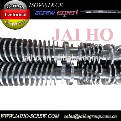 Twin Conical Screw and Barrel for JWELL PVC pipe Profile extruder